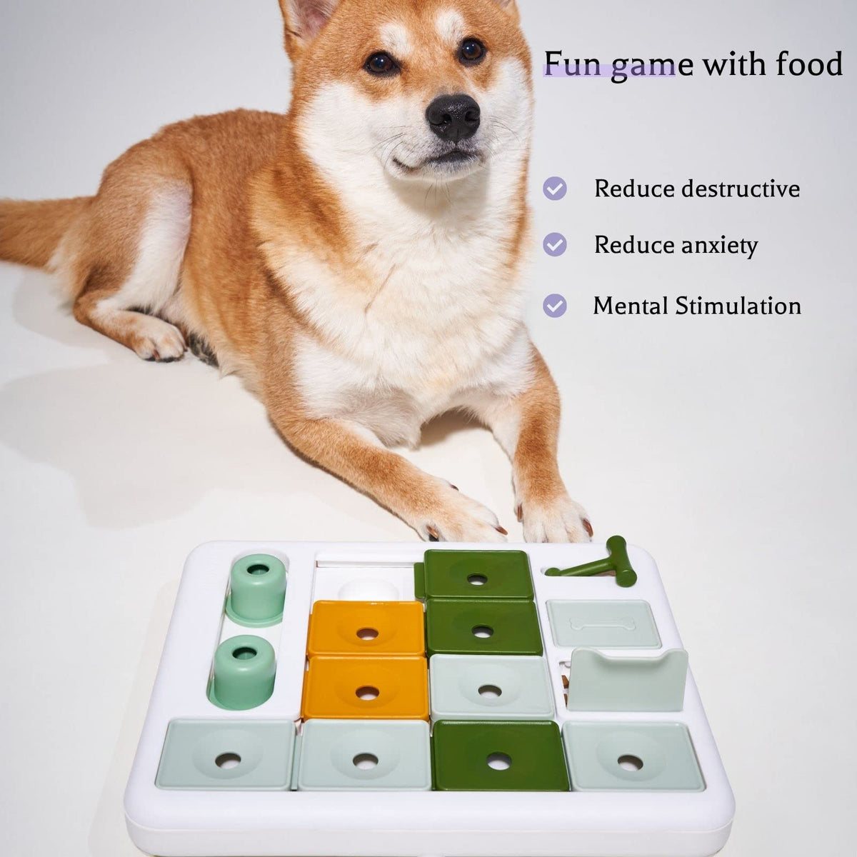 Dog Puzzle Toy 3 Levels D770340