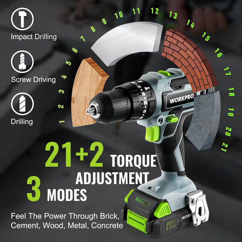 20V MAX Cordless Drill Driver Set I87388