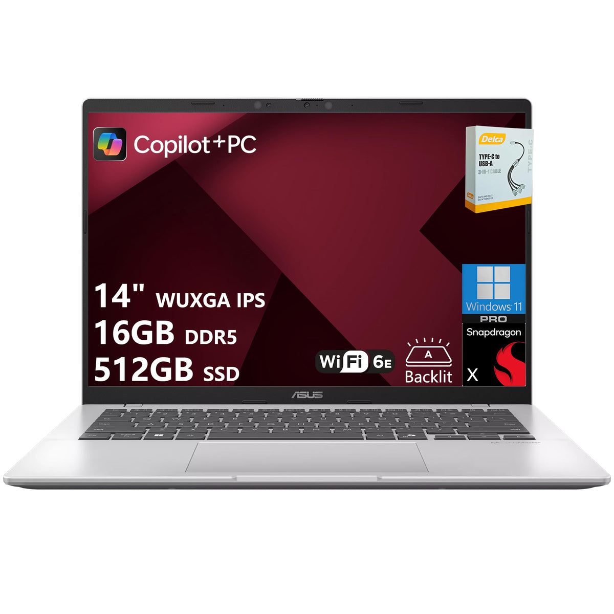 14" WUXGA IPS Anti-Glare 16GB DDR5 512GB SSD Laptop C182