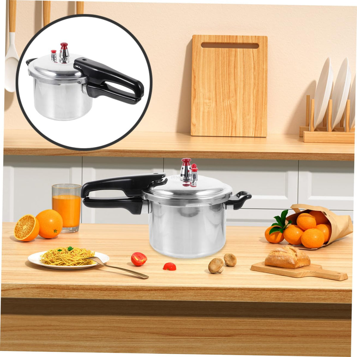 Aluminum Pressure Cooker with Handle I198