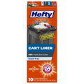 65 Gallon Black Unscented Trash Bags 10ct A363739