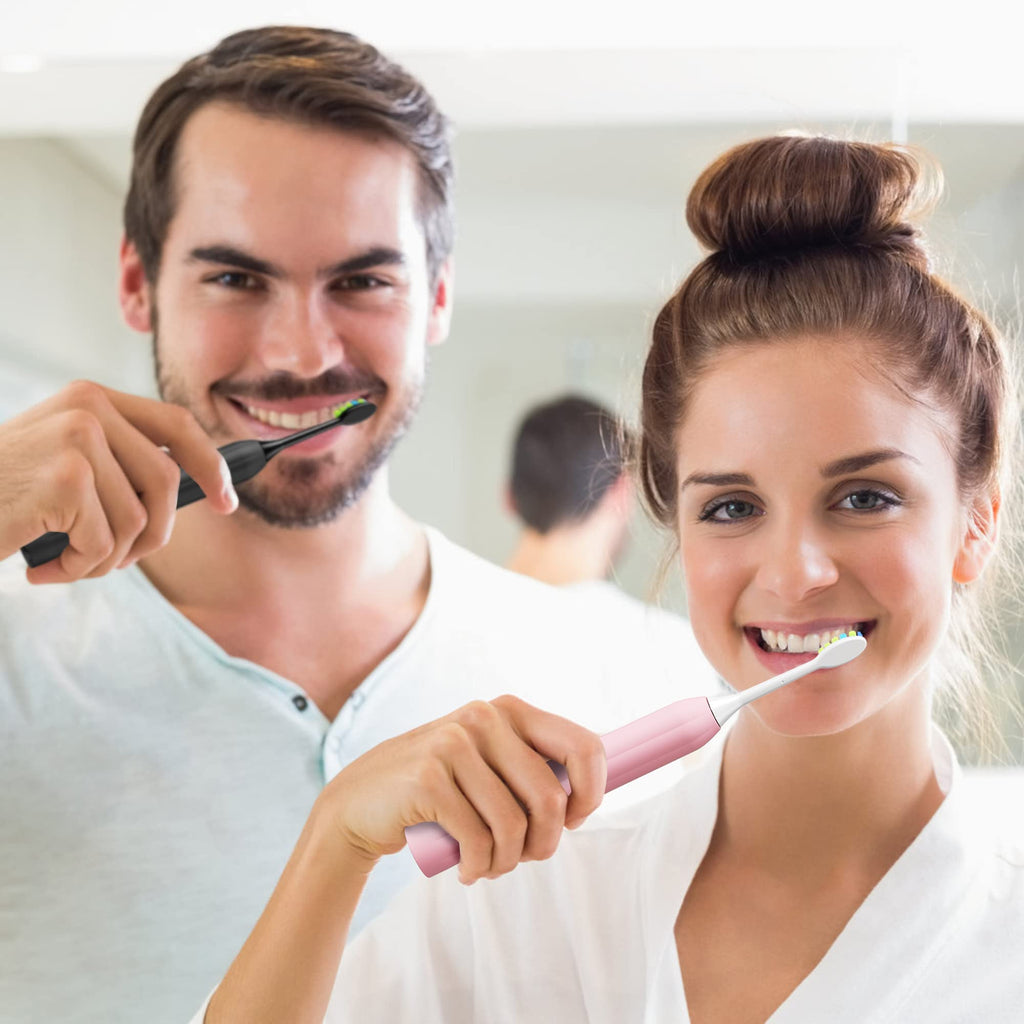 Sonic Electric Toothbrush with 12 Brush Heads 2 Pack M360914