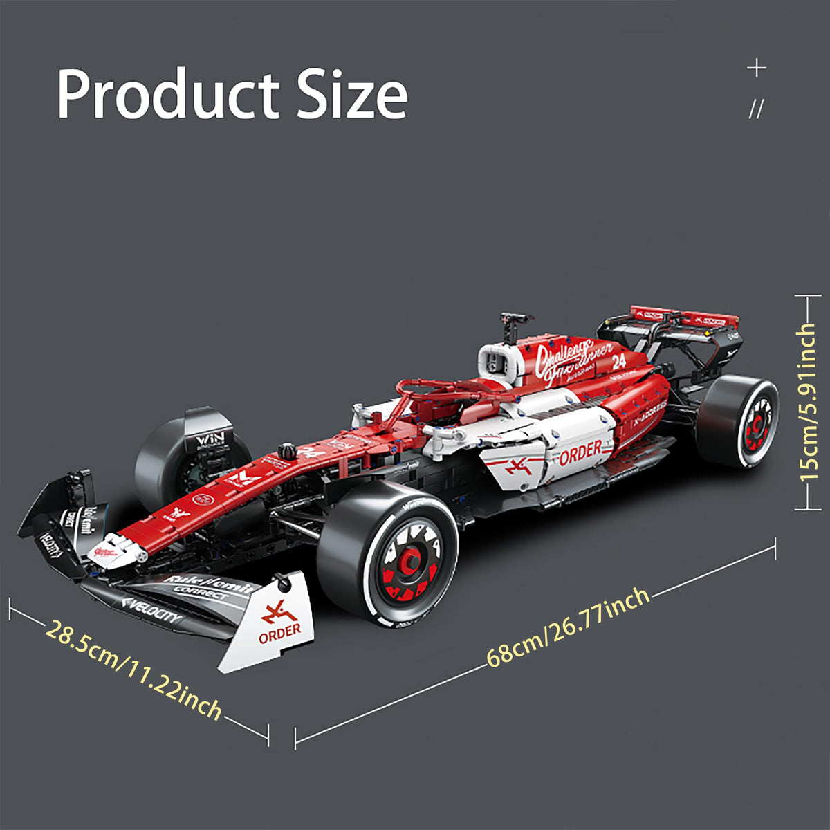 Race Car Building Block Set 1768 PCS I584