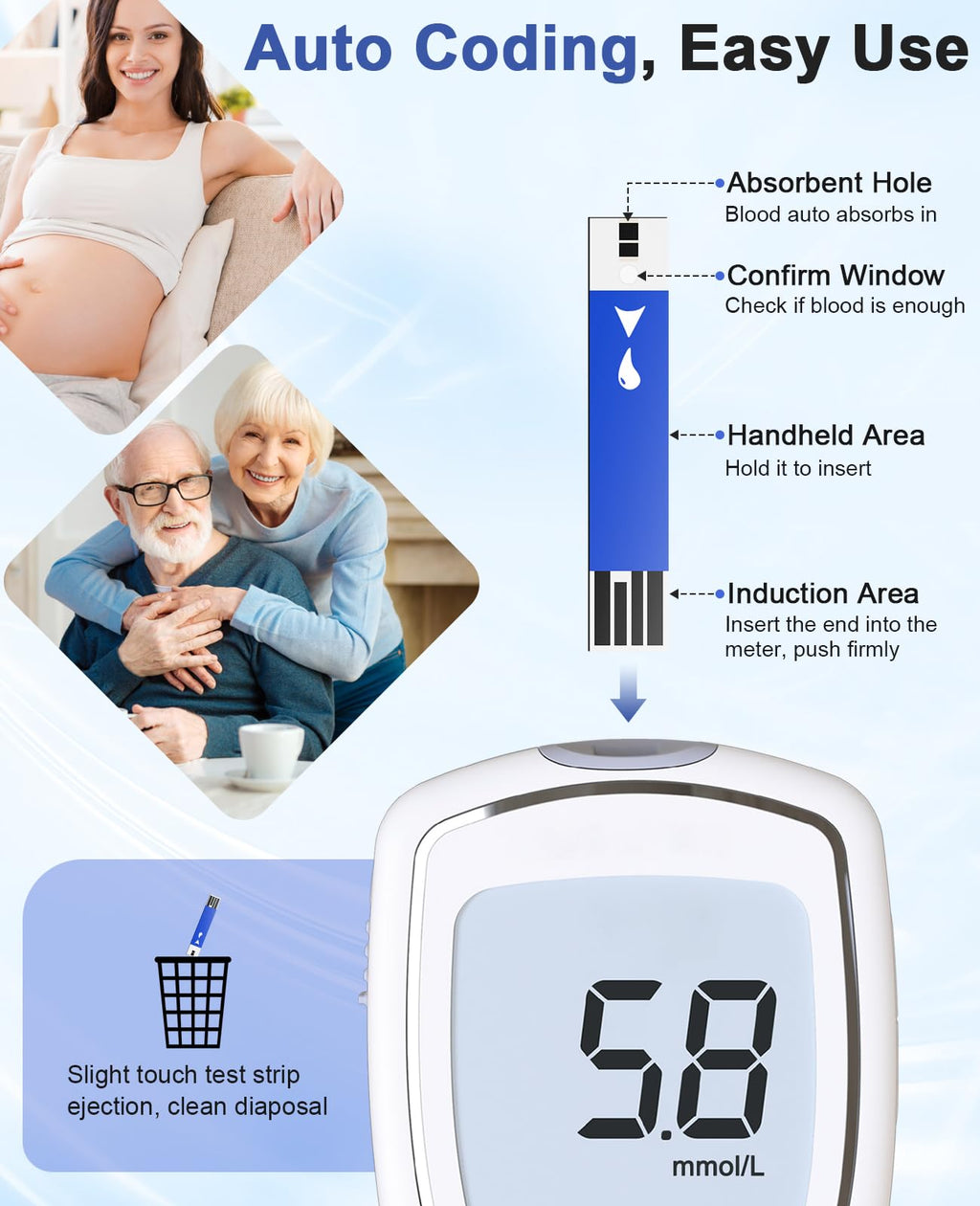 Blood Glucose Test Strips 100 Count V83408