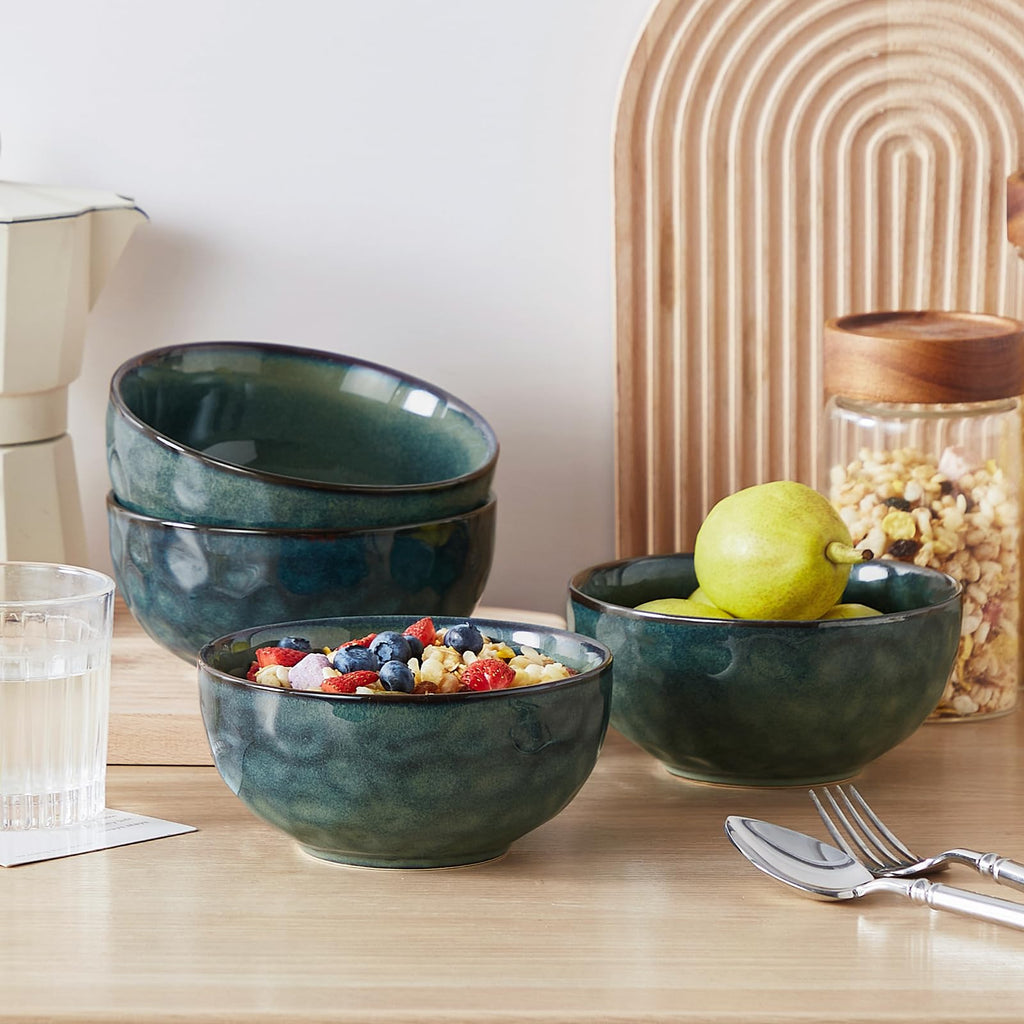 Ceramic Green Bowls Set of 4 P810