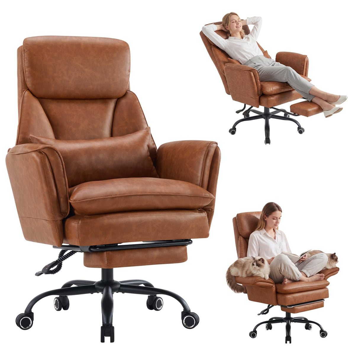 Big and Tall Ergonomic Office Chair with Footrest R751732