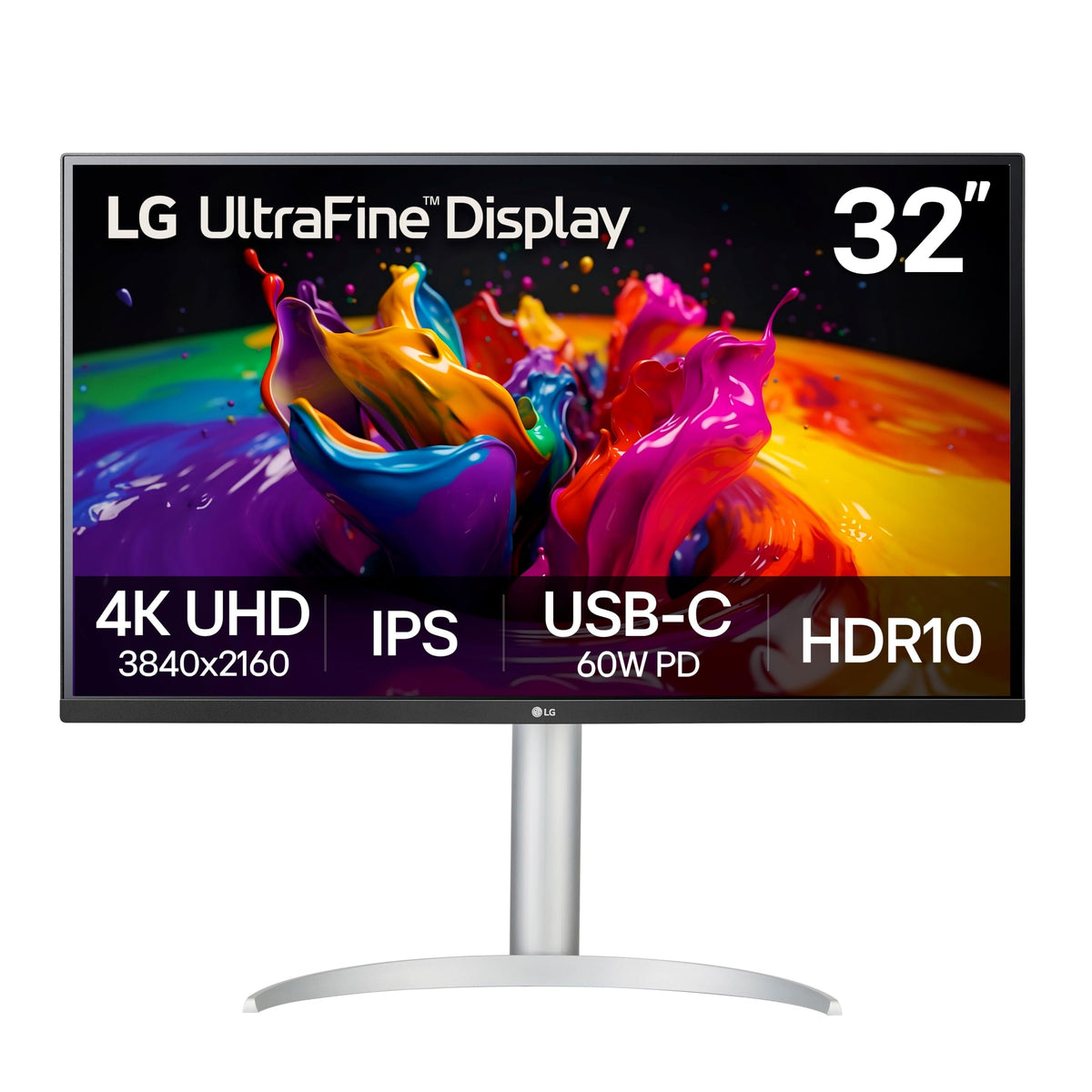 32-inch 4K UHD IPS Computer Monitor 60Hz White E866697