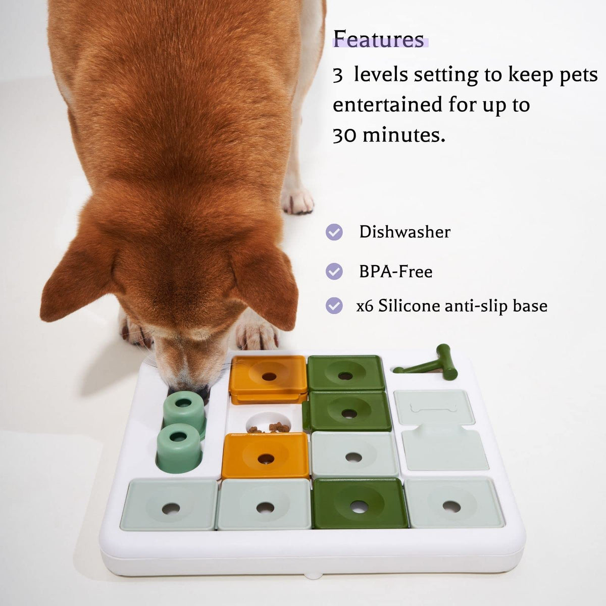 Dog Puzzle Toy 3 Levels D770340