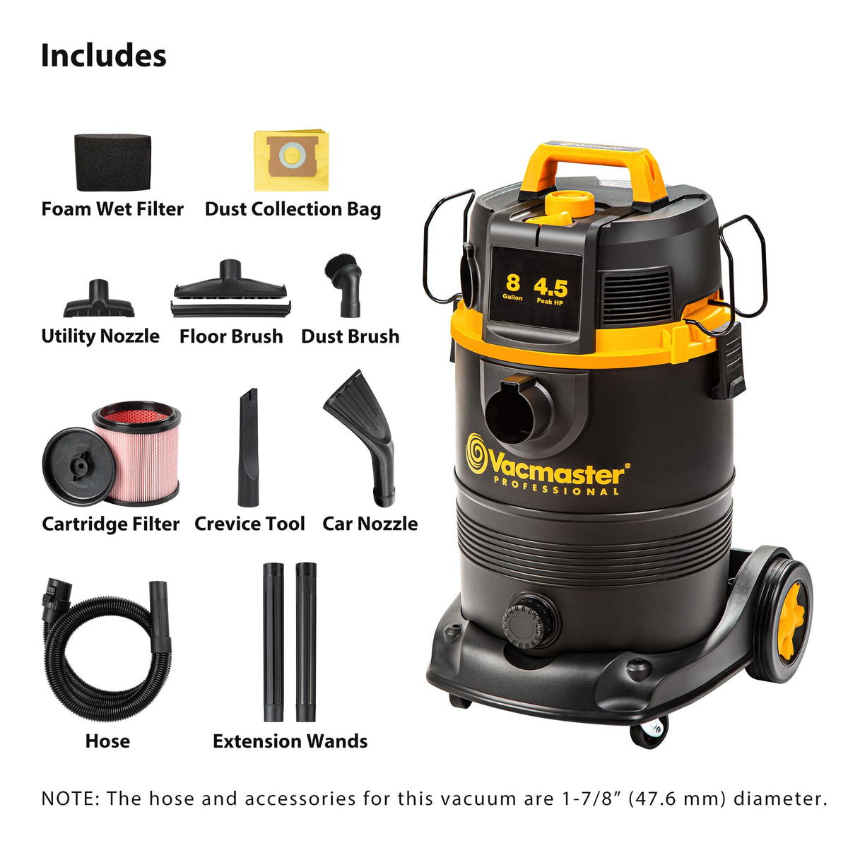8 Gal Wet/Dry Vac U6178