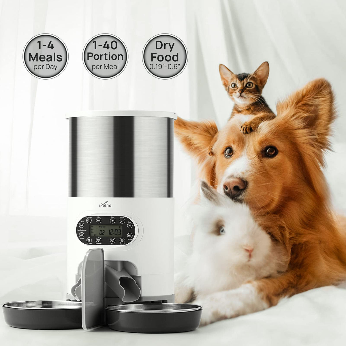 Automatic Pet Feeder with 4.5L Capacity S3468
