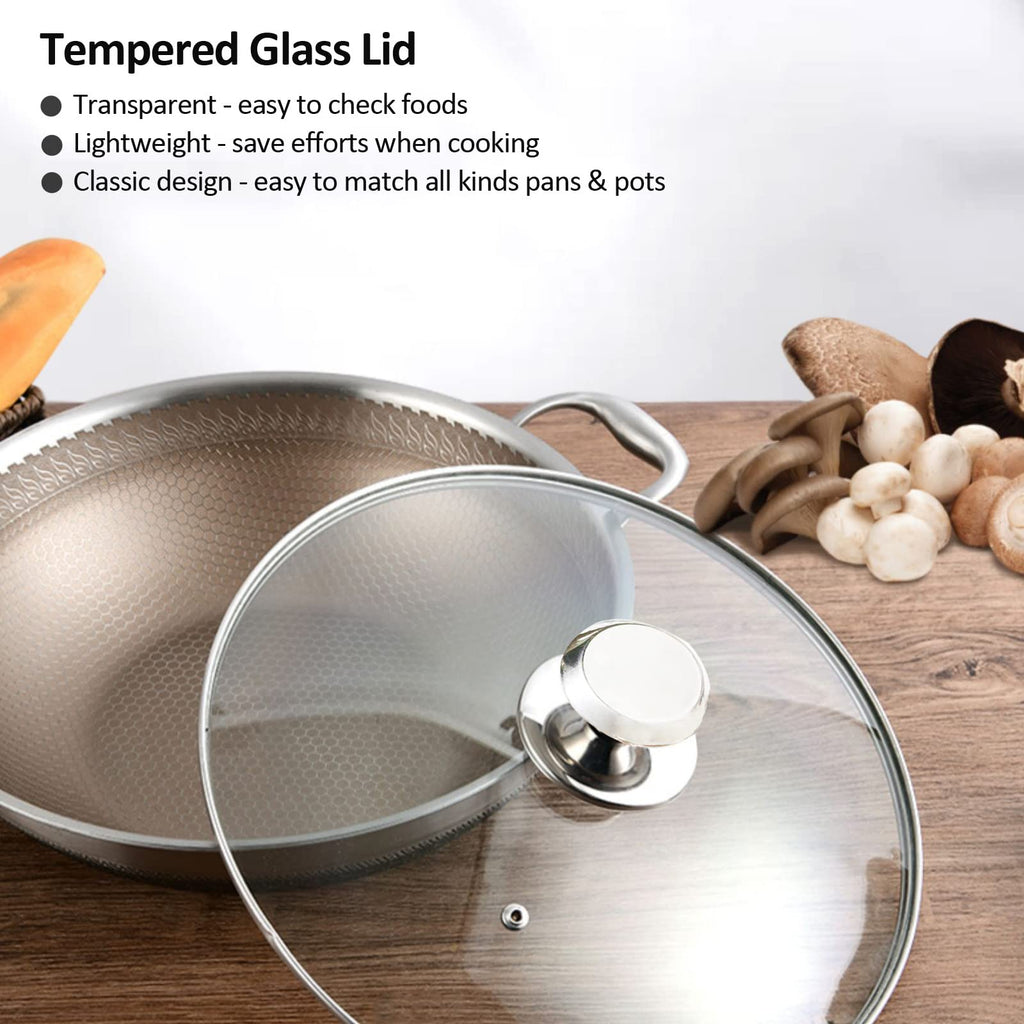 Tempered Glass Lid for 11 inches Cookware J95089