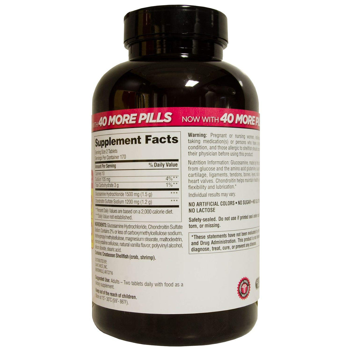 Triple Strength Glucosamine Chondroitin 340 Count N91126