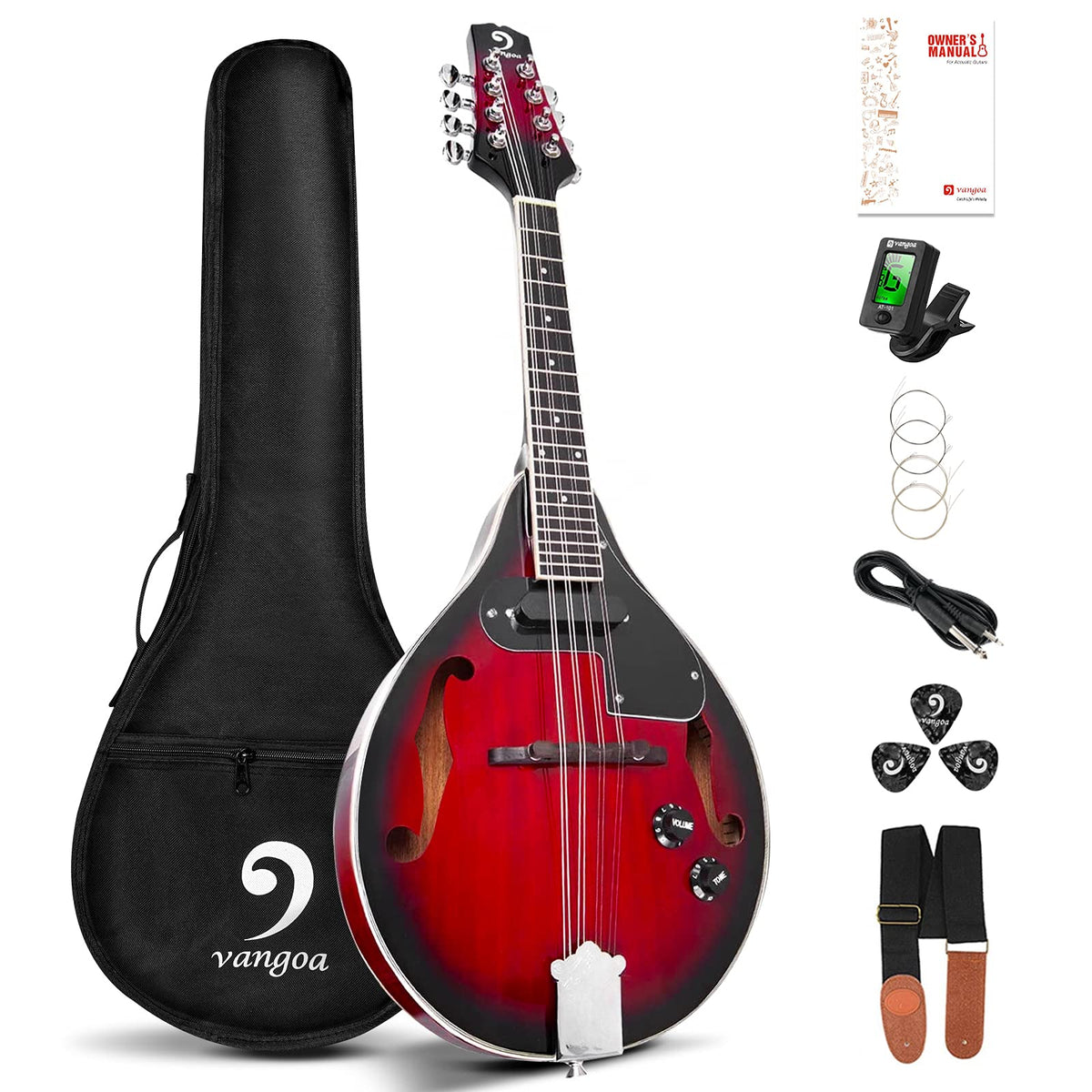 5 String Full Size Banjo and Mandolin Musical Instrument D852077