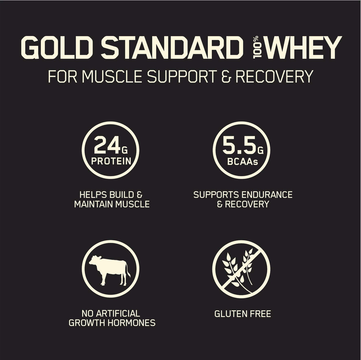 Whey Protein Powder French Vanilla 5 Pound L6875