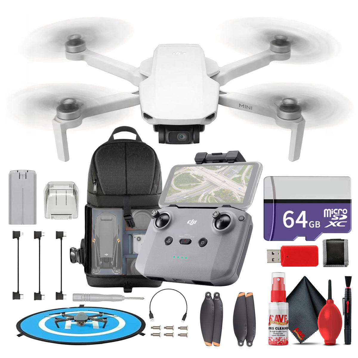 Lightweight UHD Drone with 12MP Camera, 3-Axis Gimbal, 64GB Card J531