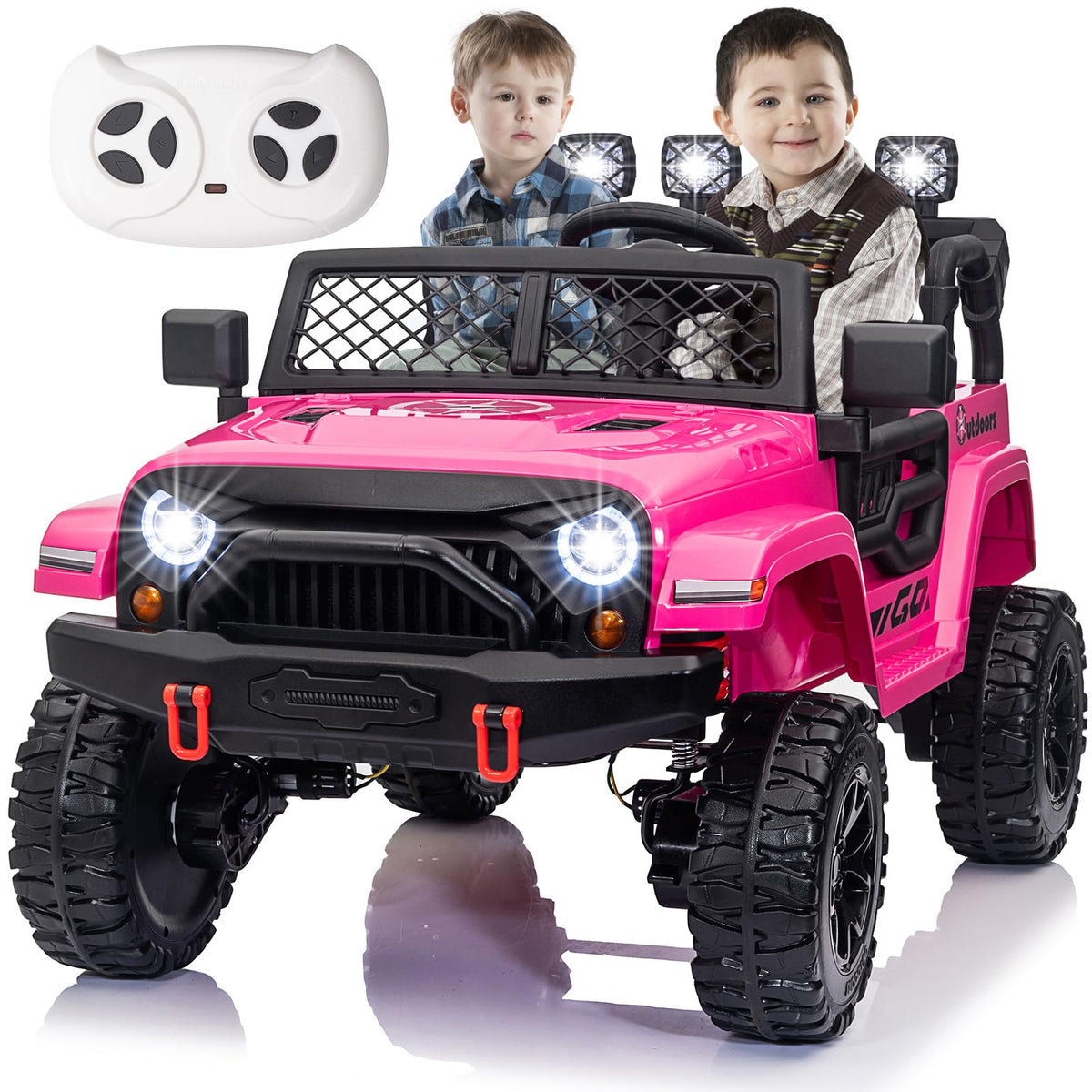 24V 2 Seater Battery Powered Ride On Truck with Remote Control F30221