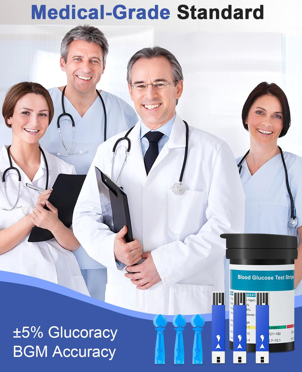 Blood Glucose Test Strips 100 Count V83408