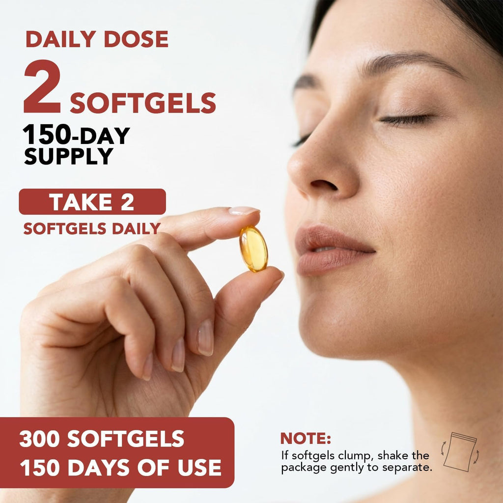 Garlic Extract Supplements, 300 Softgels U72202