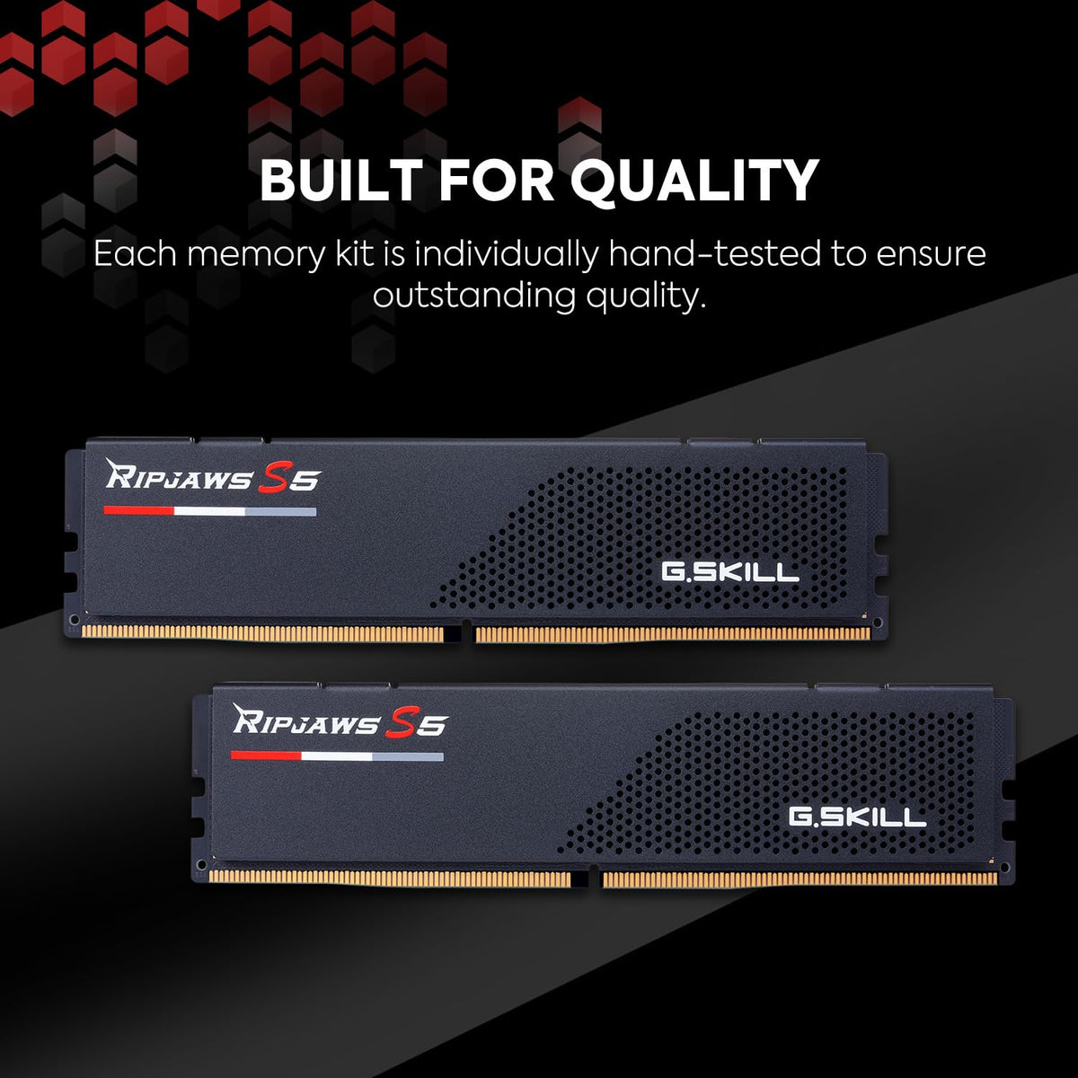 DDR5 Desktop Computer Memory 64GB (2x32GB) 6000MT/s CL36 Matte Black W599