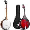 5 String Full Size Banjo and Mandolin Musical Instrument D852077