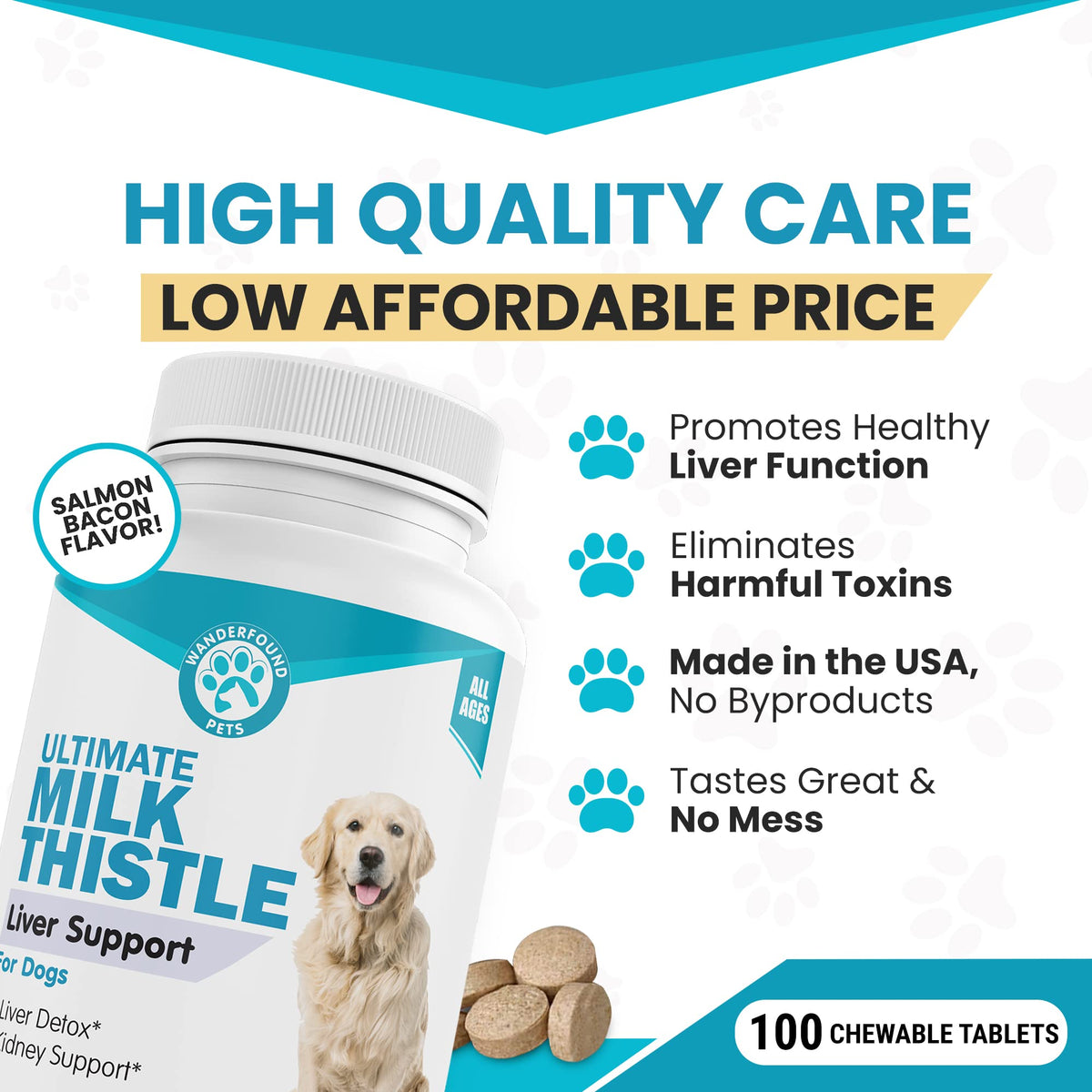 Milk Thistle & SAMe100 for Dogs V108298