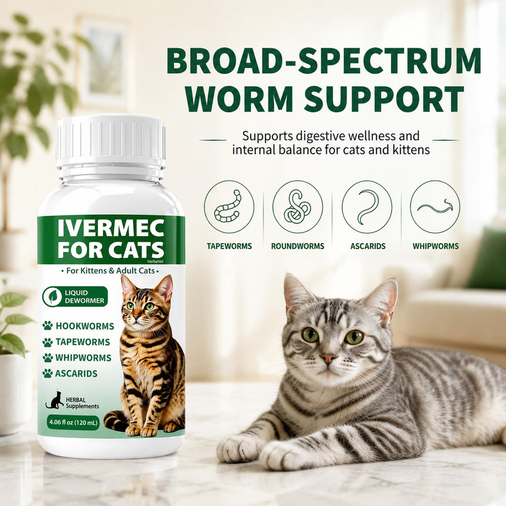 Cat Dewormer Liquid for Cats & Kittens S88013