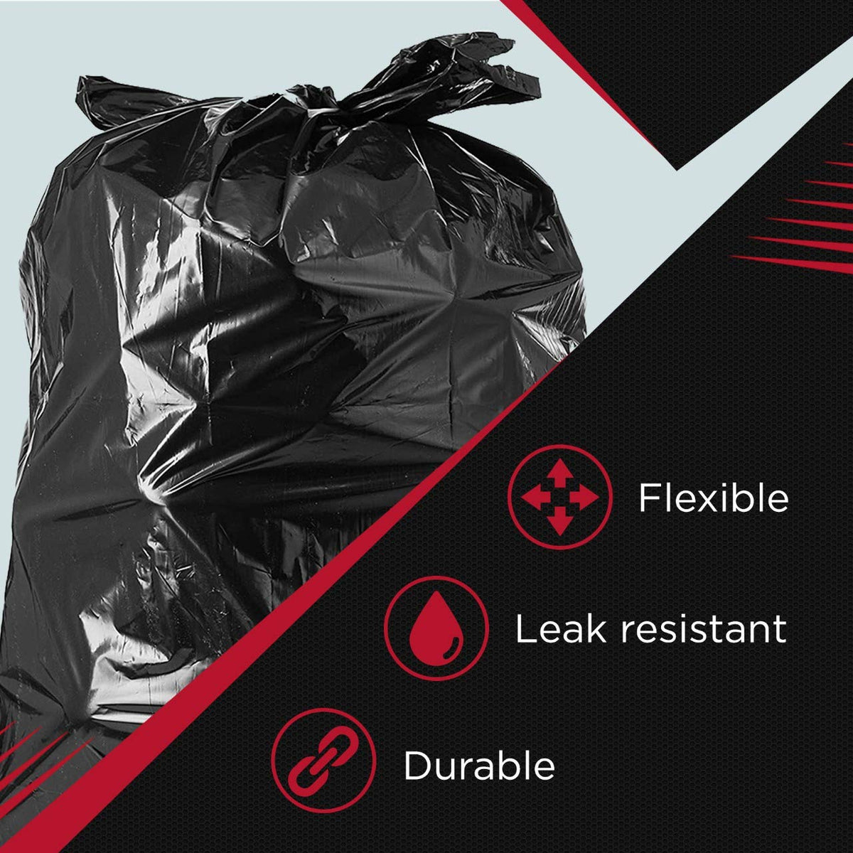 40-45 Gallon Heavy Duty Trash Bags W638746
