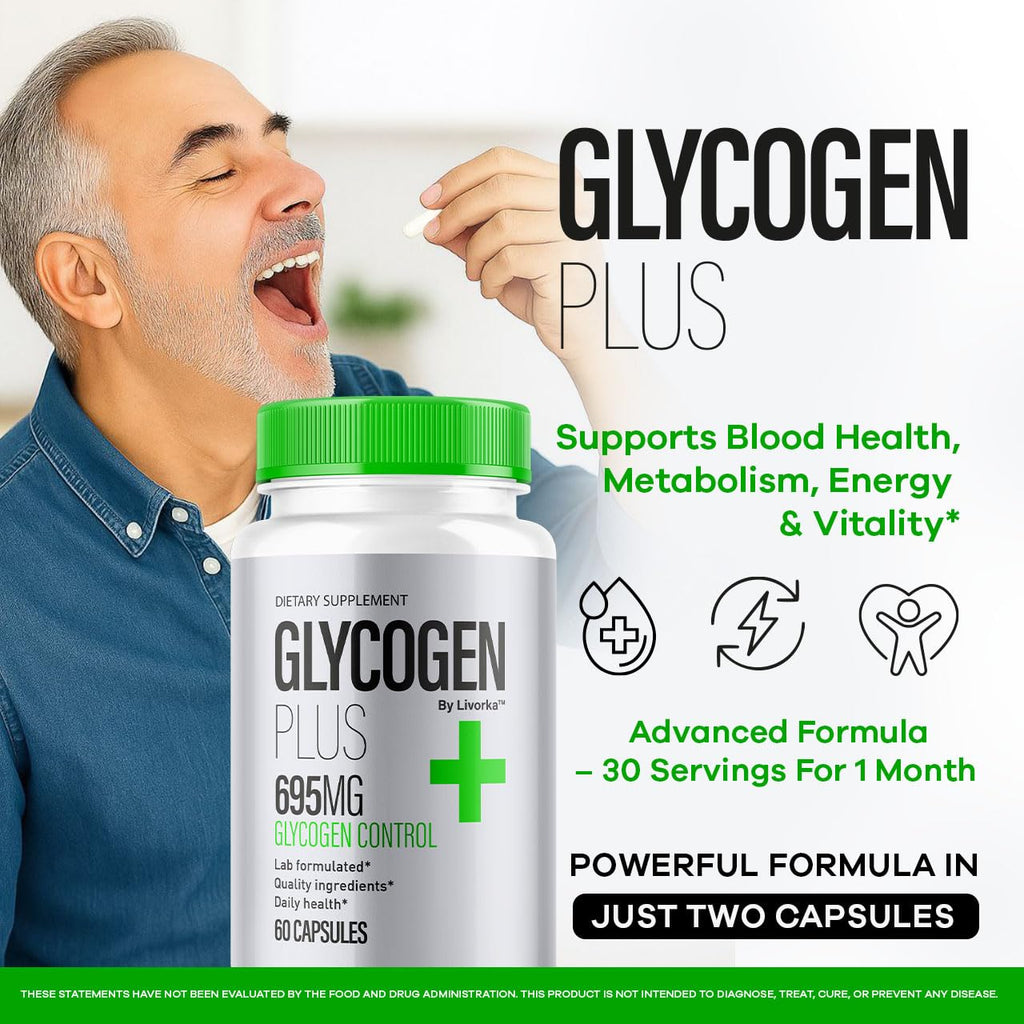All Natural Glycogen Support Capsules, 180 Capsules T862595