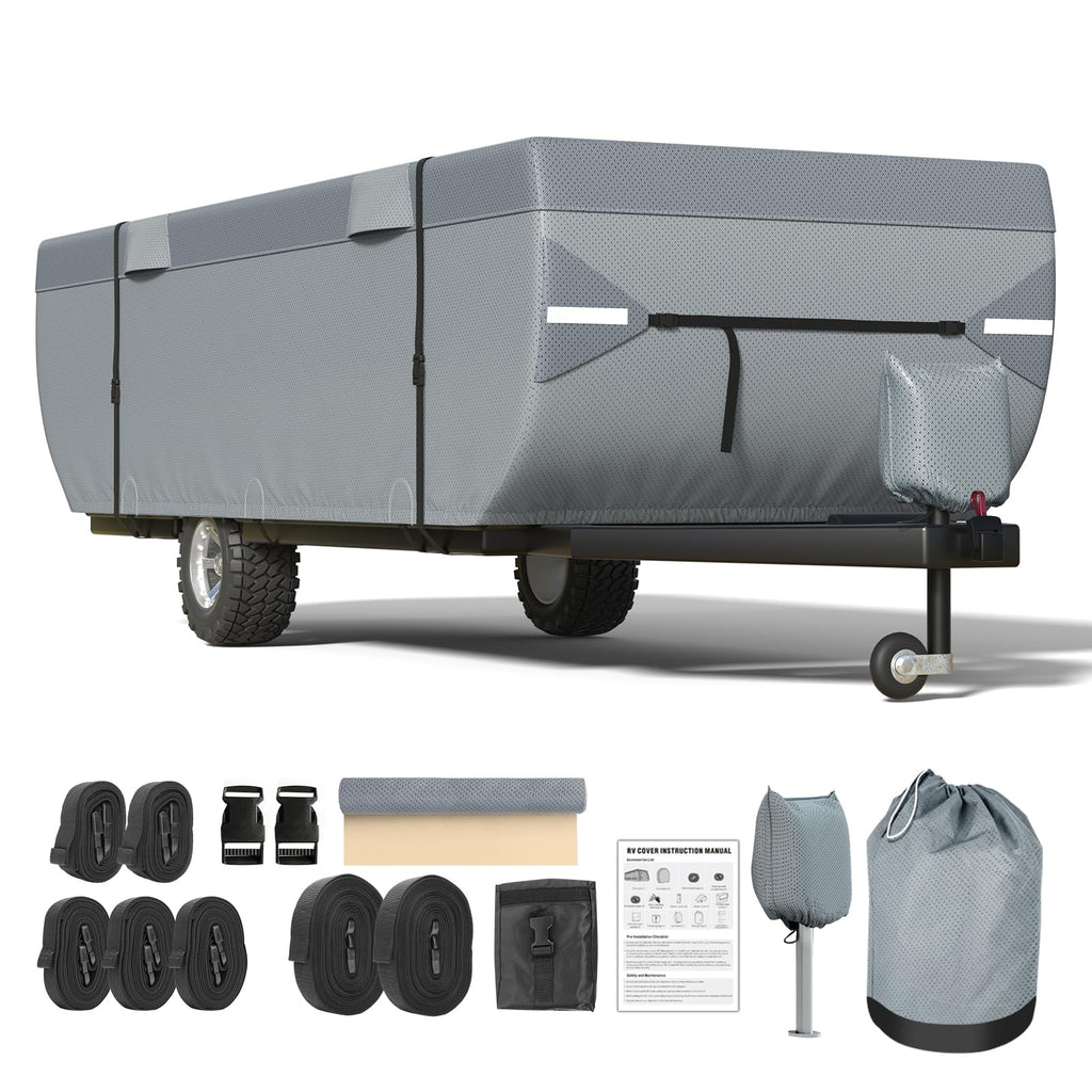 9 Layers 12-14ft Tent Trailer Cover M1167