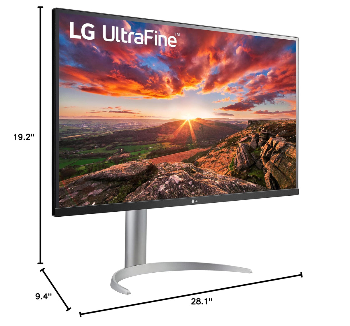 32-inch 4K UHD IPS Computer Monitor 60Hz White E866697