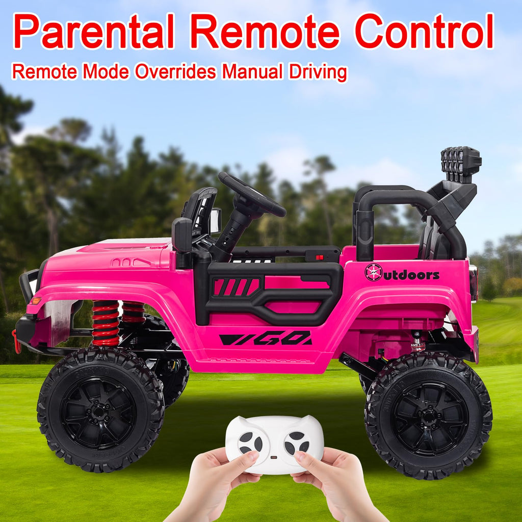 24V 2 Seater Battery Powered Ride On Truck with Remote Control F30221