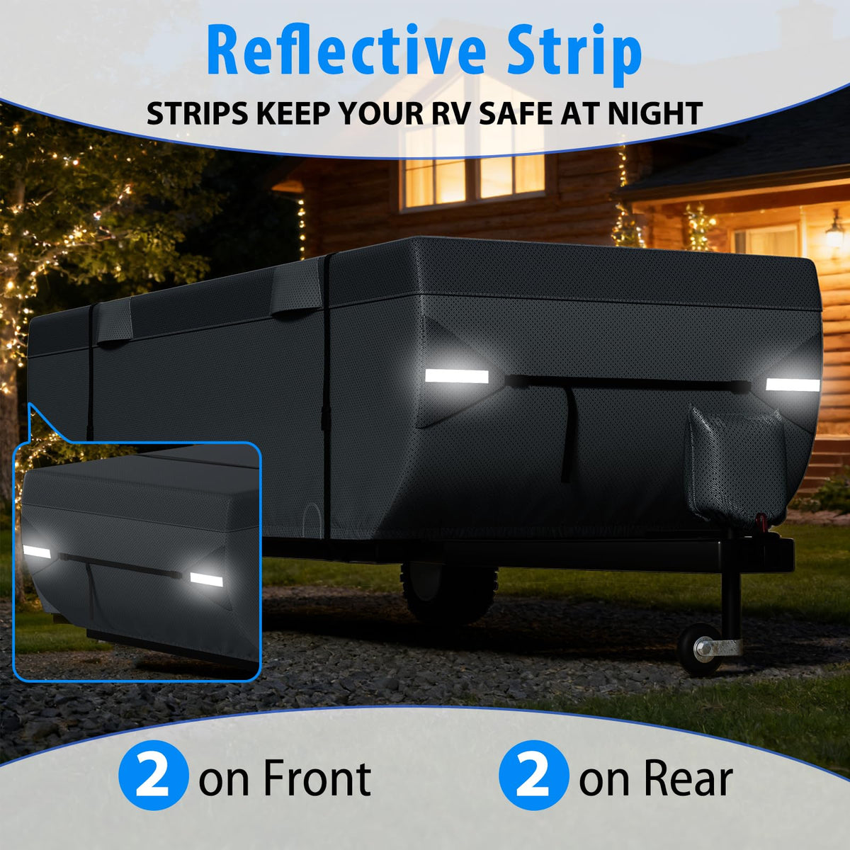 9 Layers 12-14ft Tent Trailer Cover M1167