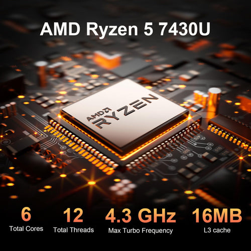 17.3" HD+ Touchscreen 16GB RAM 512GB SSD AMD Ryzen 5 Laptop Y537586