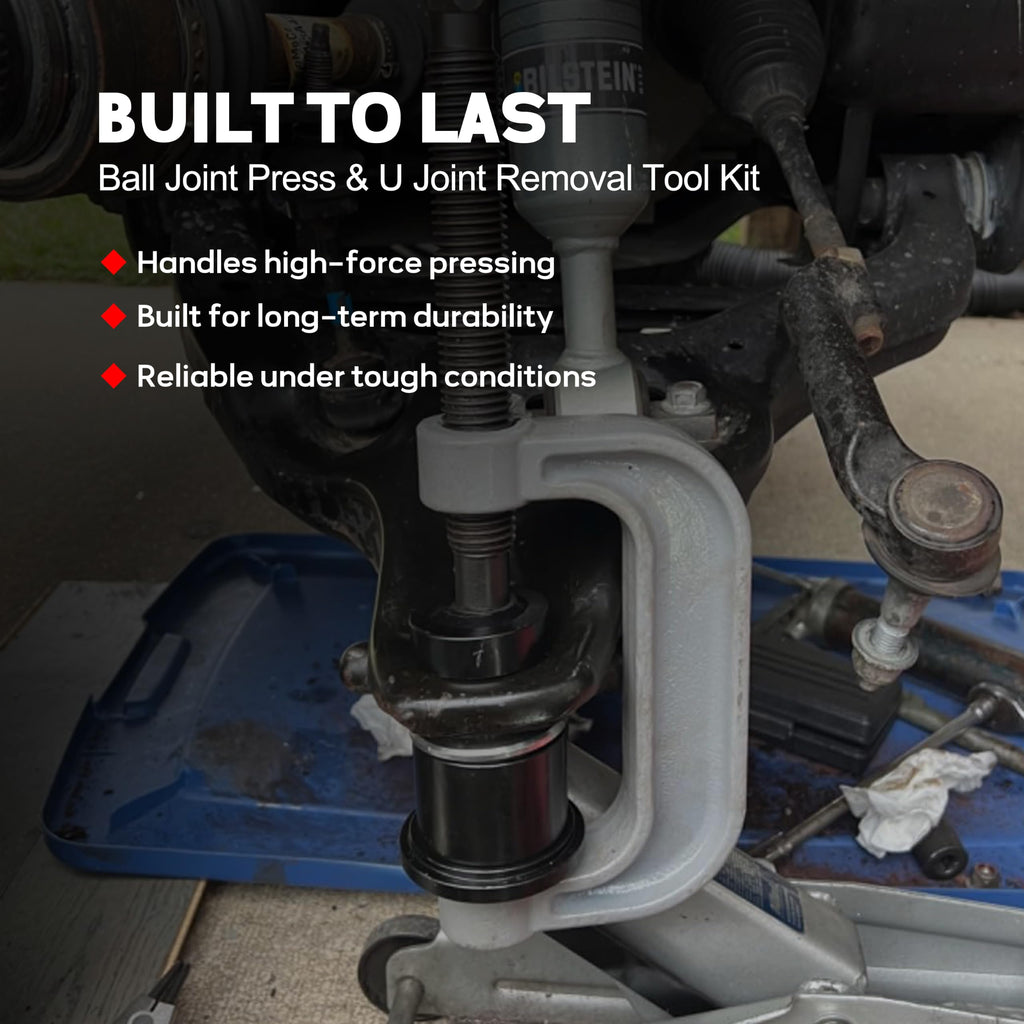 Heavy Duty Ball Joint Press & U Joint Removal Tool Kit with 4WD Adapters A214514
