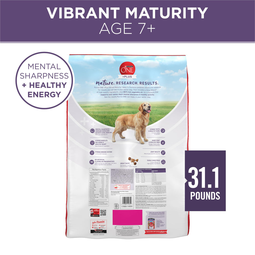 Senior Dry Dog Food 31.1 lb Bag U30217