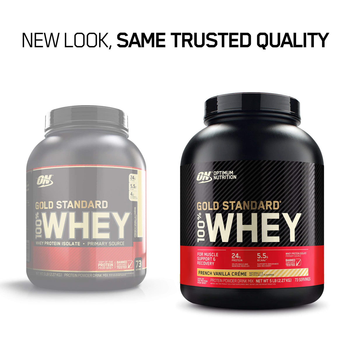 Whey Protein Powder French Vanilla 5 Pound L6875