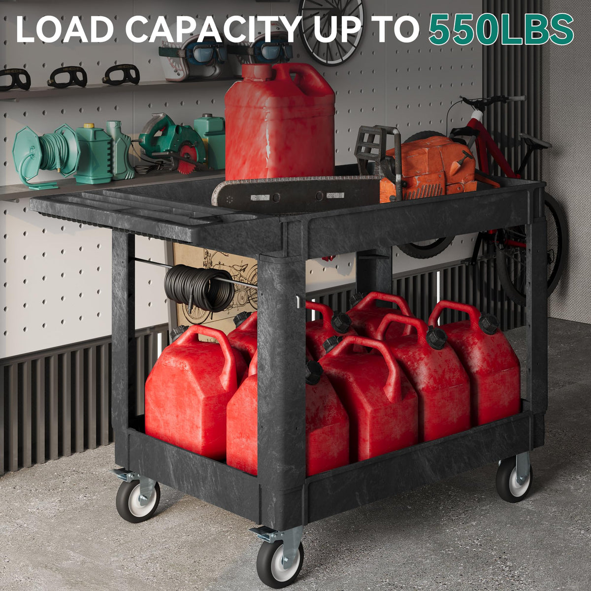 Utility Cart on Wheels 45 x 25 Inch L6502