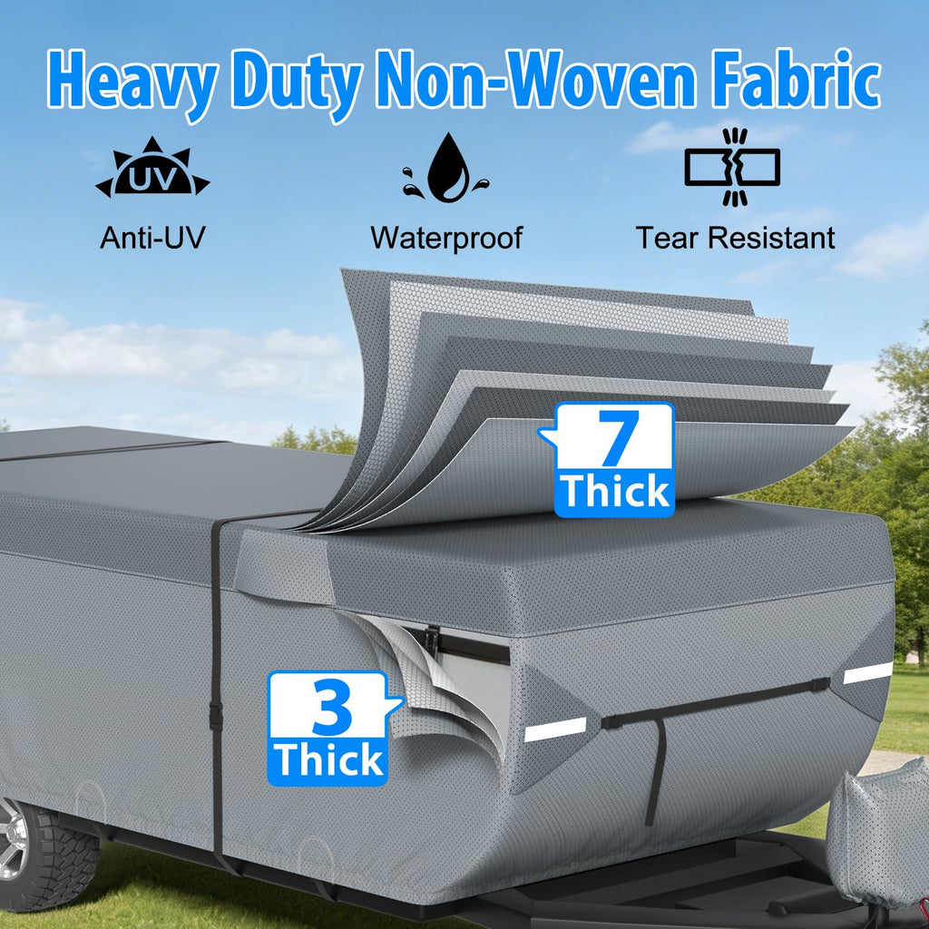 9 Layers 12-14ft Tent Trailer Cover M1167