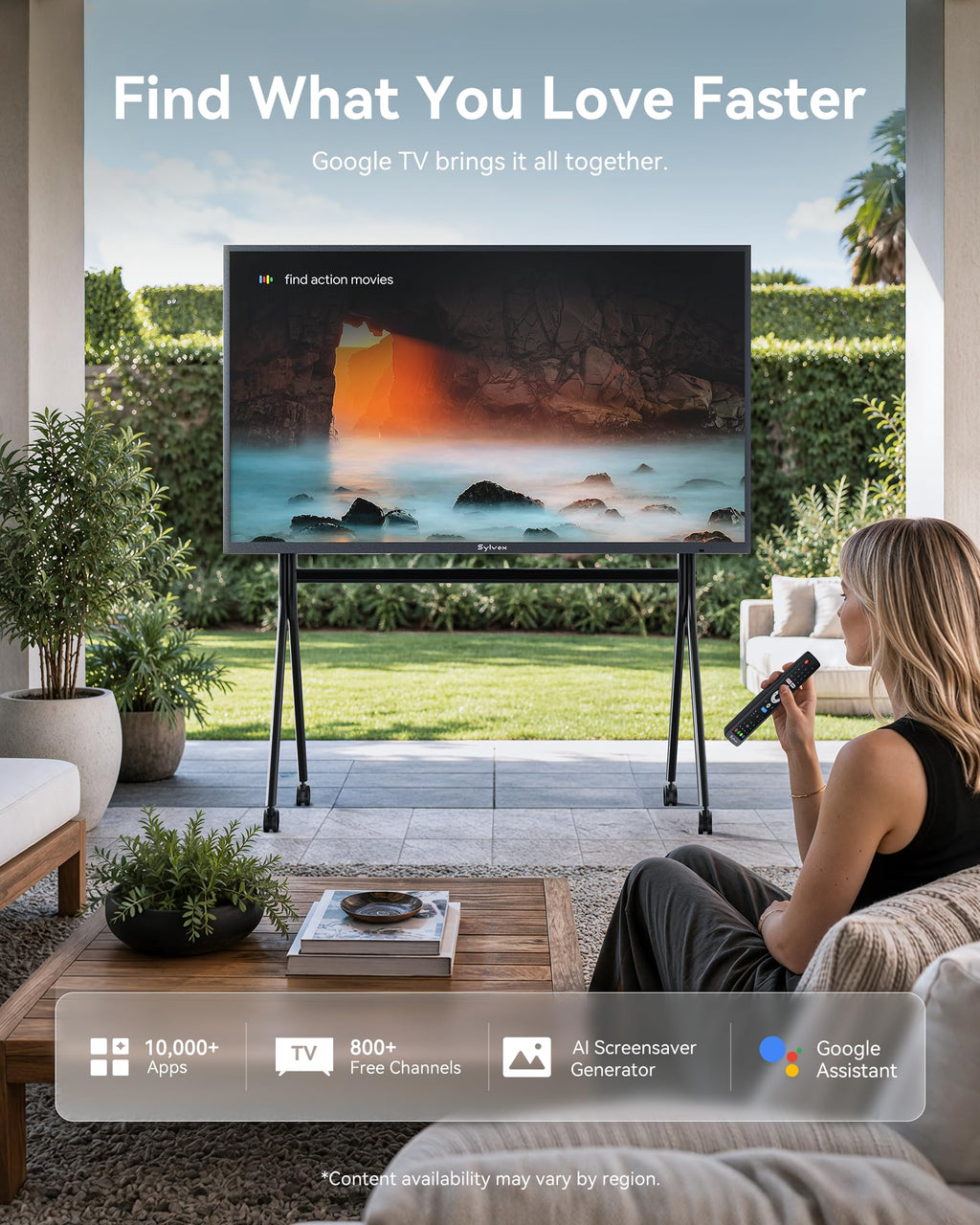 55 inch Smart Waterproof 4K UHD Outdoor TV G317