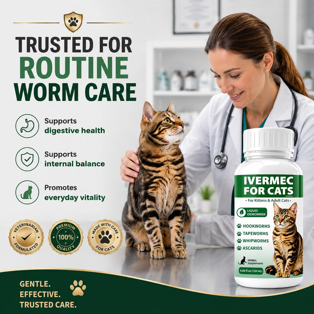 Cat Dewormer Liquid for Cats & Kittens S88013