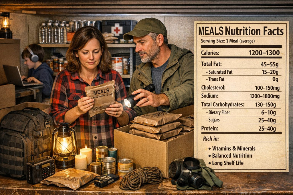 2027 Inspection Ready to Eat A & B MRE Meal 24 Total Meals Y6477