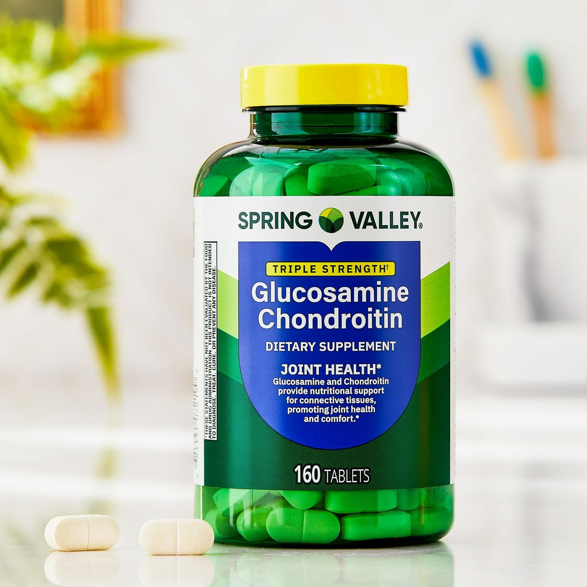 Triple Strength Glucosamine Chondroitin 340 Tablets Dietary Supplement G268