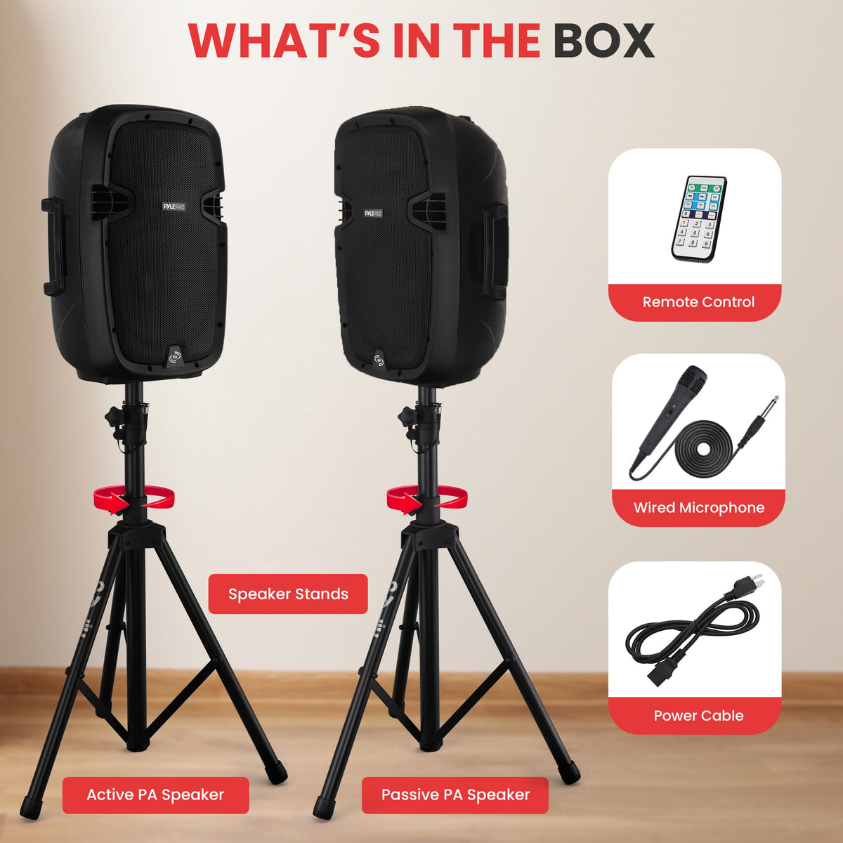 1000W Wireless Portable PA Speaker System F9726