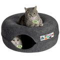 Large Dark Gray Cat Cave Bed F473231