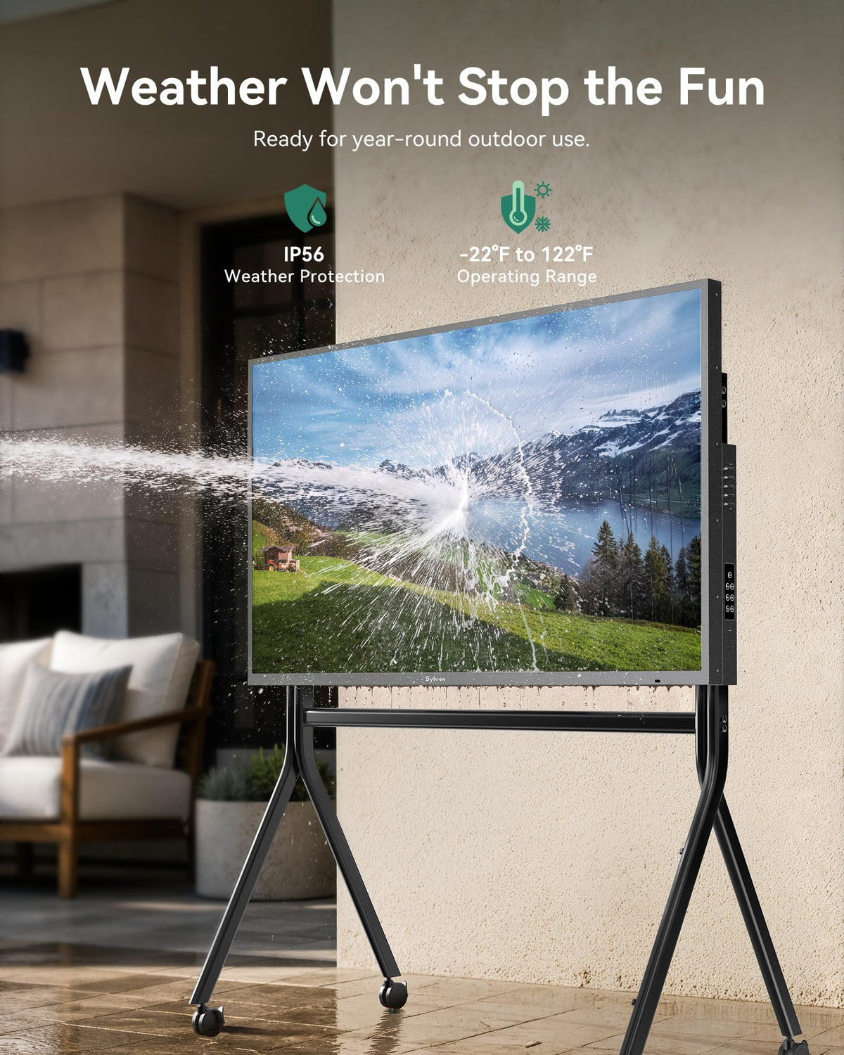 55 inch Smart Waterproof 4K UHD Outdoor TV G317