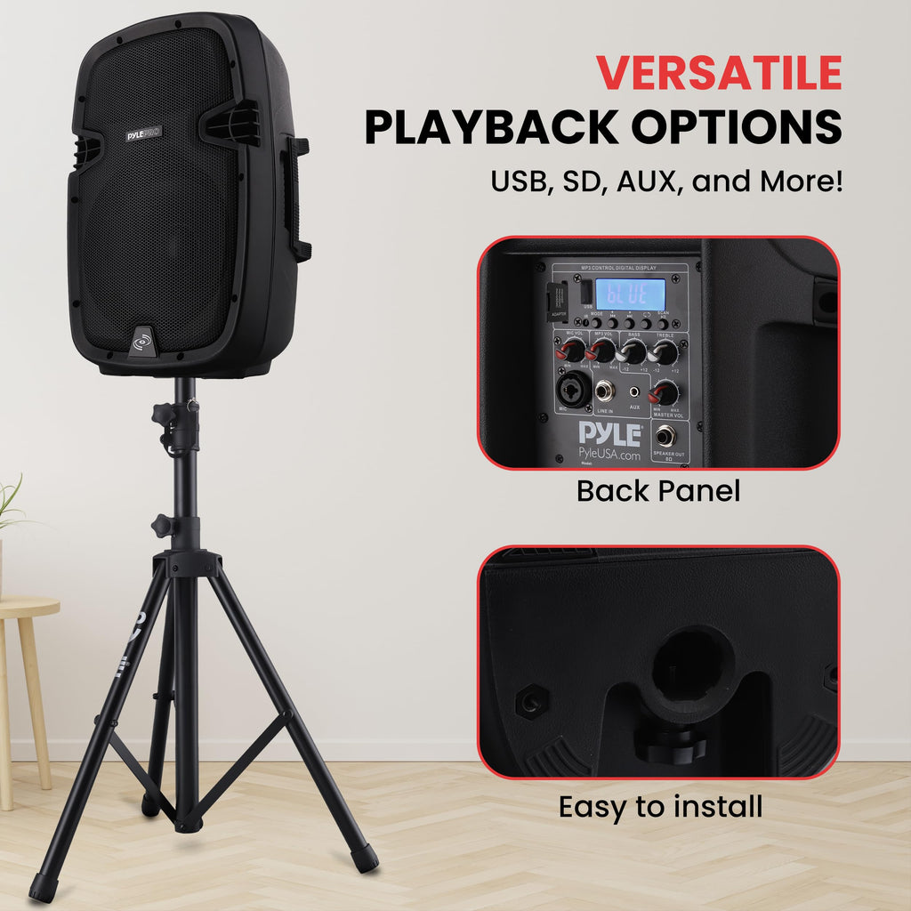 1000W Wireless Portable PA Speaker System F9726