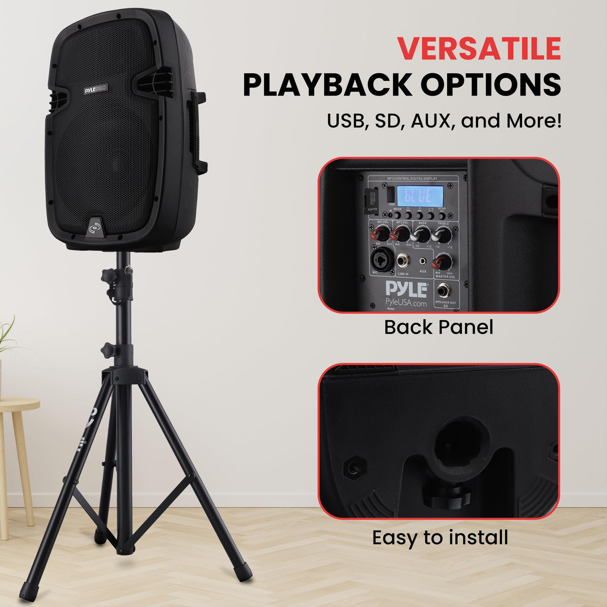 1000W Wireless Portable PA Speaker System F9726