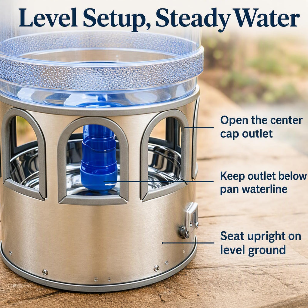 Heated Chicken Waterer 5 Gallon J6209