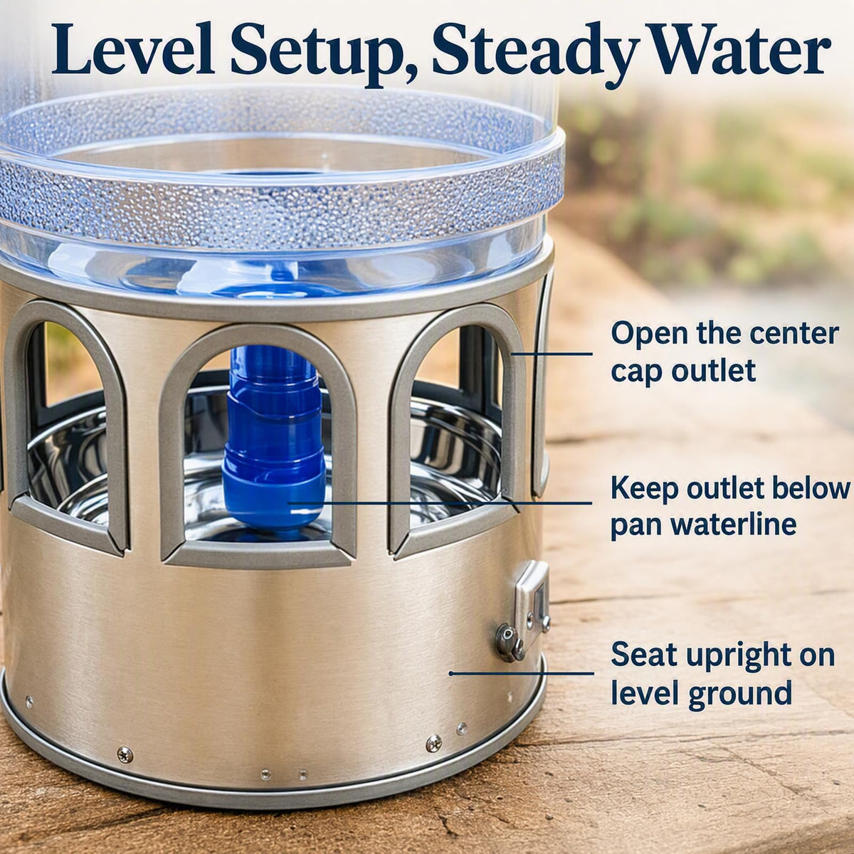 Heated Chicken Waterer 5 Gallon J6209