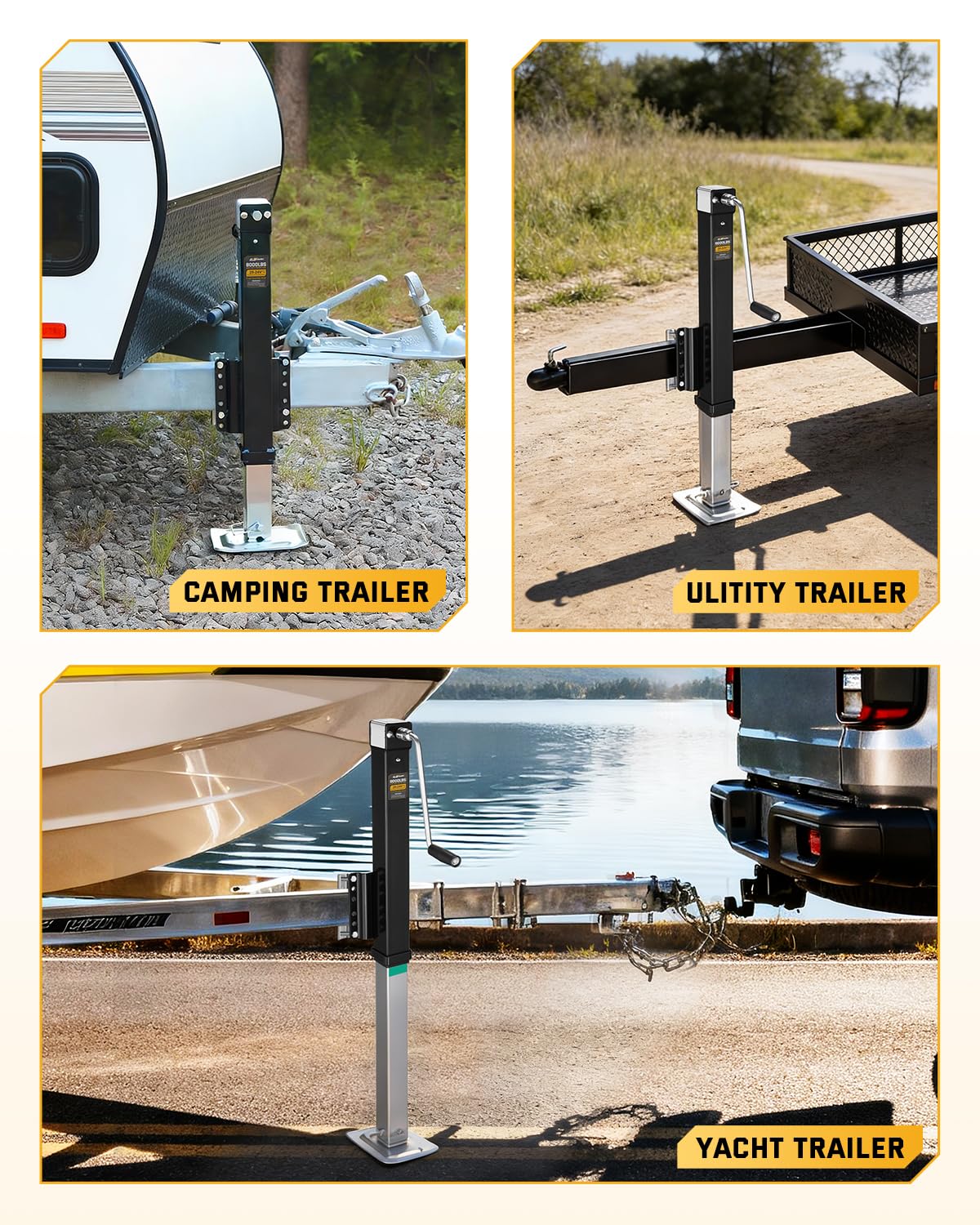 8000 lbs A-Frame Trailer Jack E261